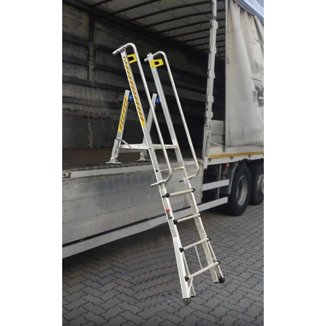 Vendita online Scala telescopica con piattaforma Abyss 6+4 gradini